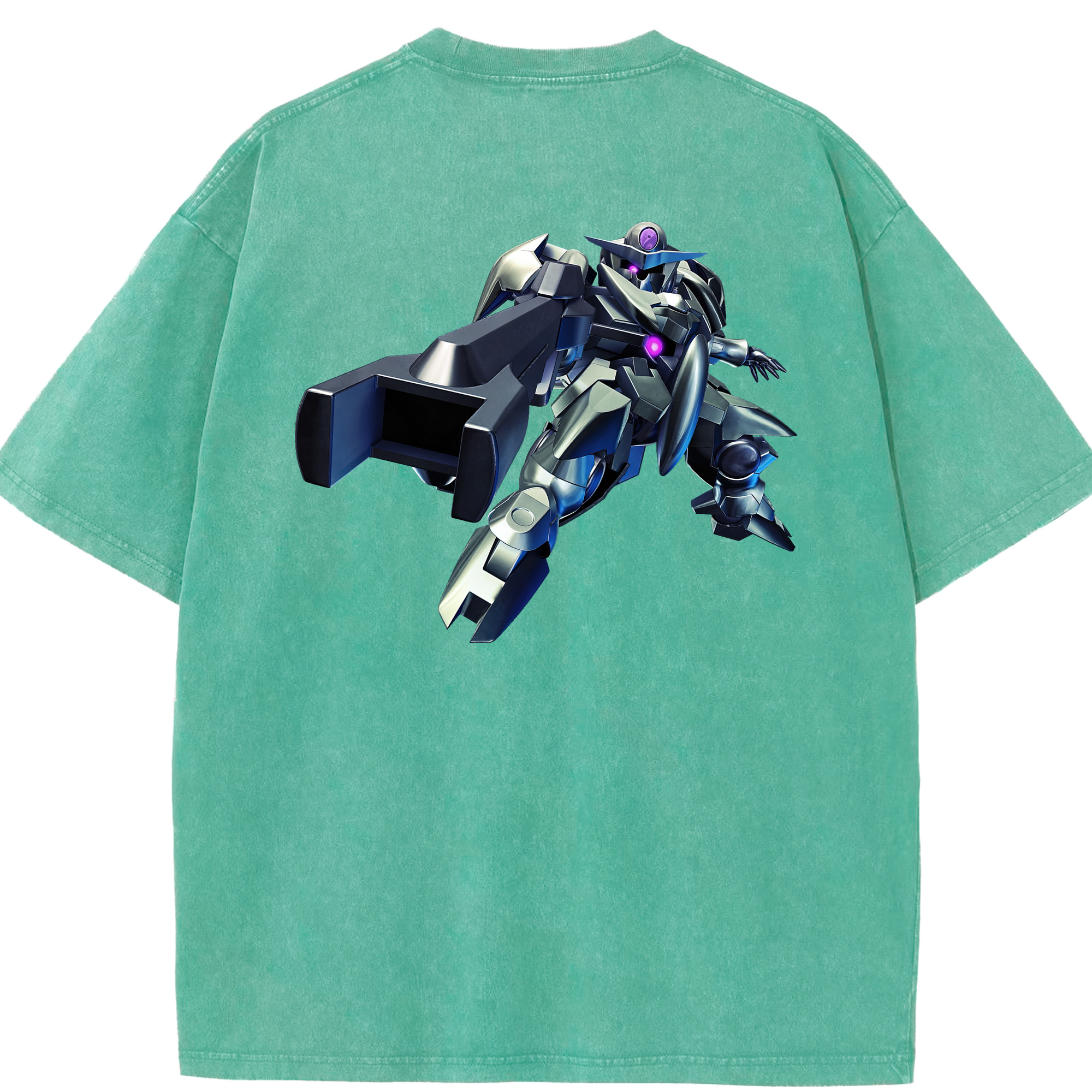 （画像用） 機動戦士ガンダム Mobile Suit Gundam 綿100% ヴィンテージ風 半袖Tシャツ（背面プリント）